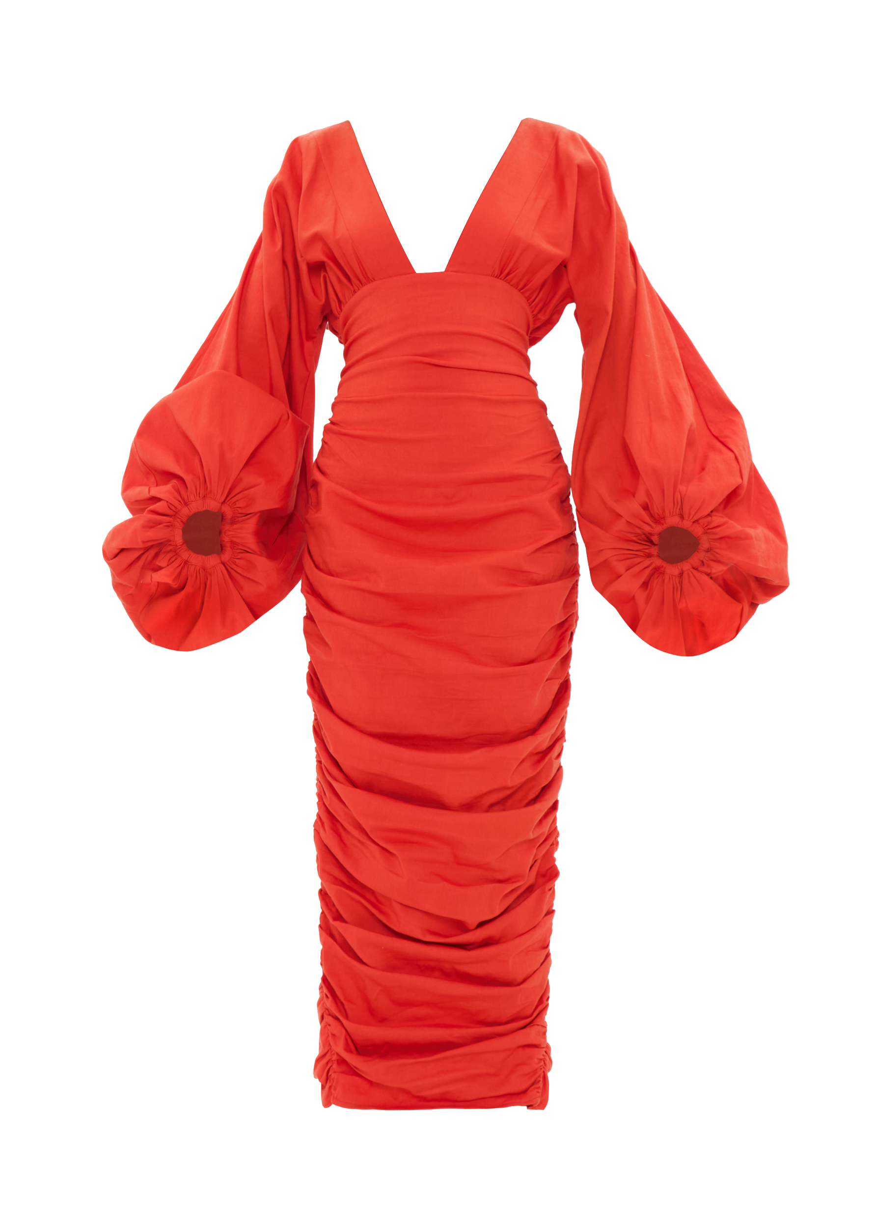 ANIDA DRESS - RED CORAL - Apparel image 1
