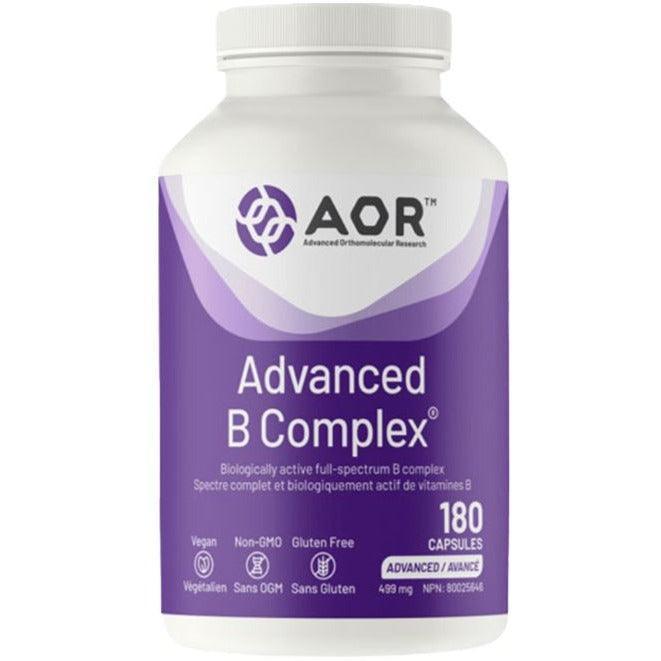 AOR Advanced B Complex 499mg 180 Capsules - Kitchen & Dining image 1