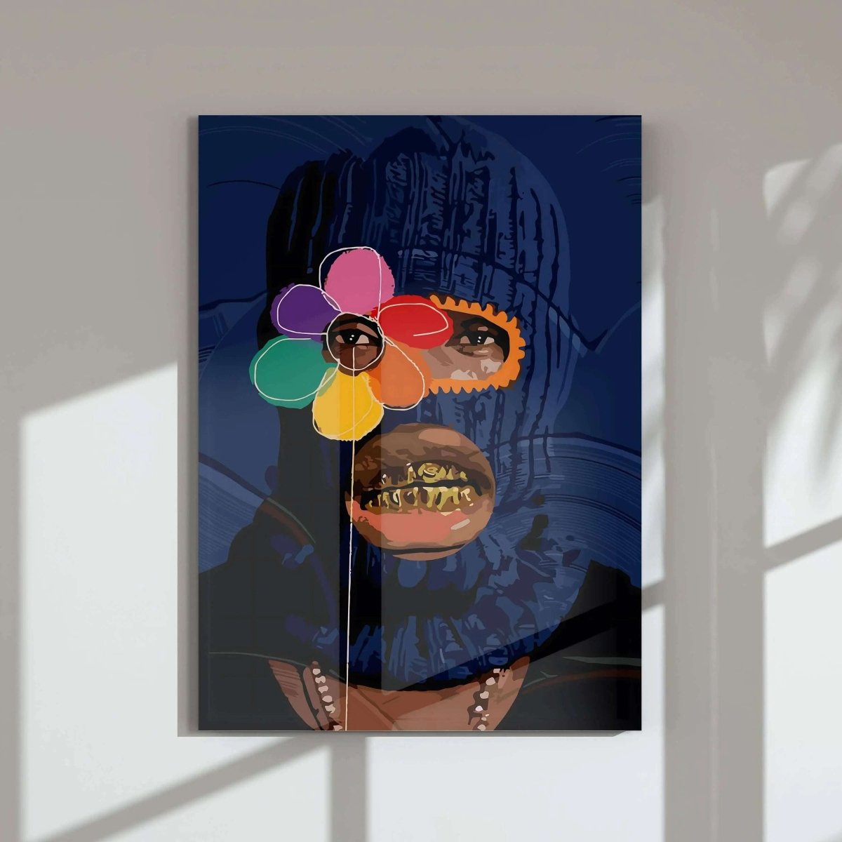 Abstract Black Man Wall Art Set of 12 - Home Decor image 6