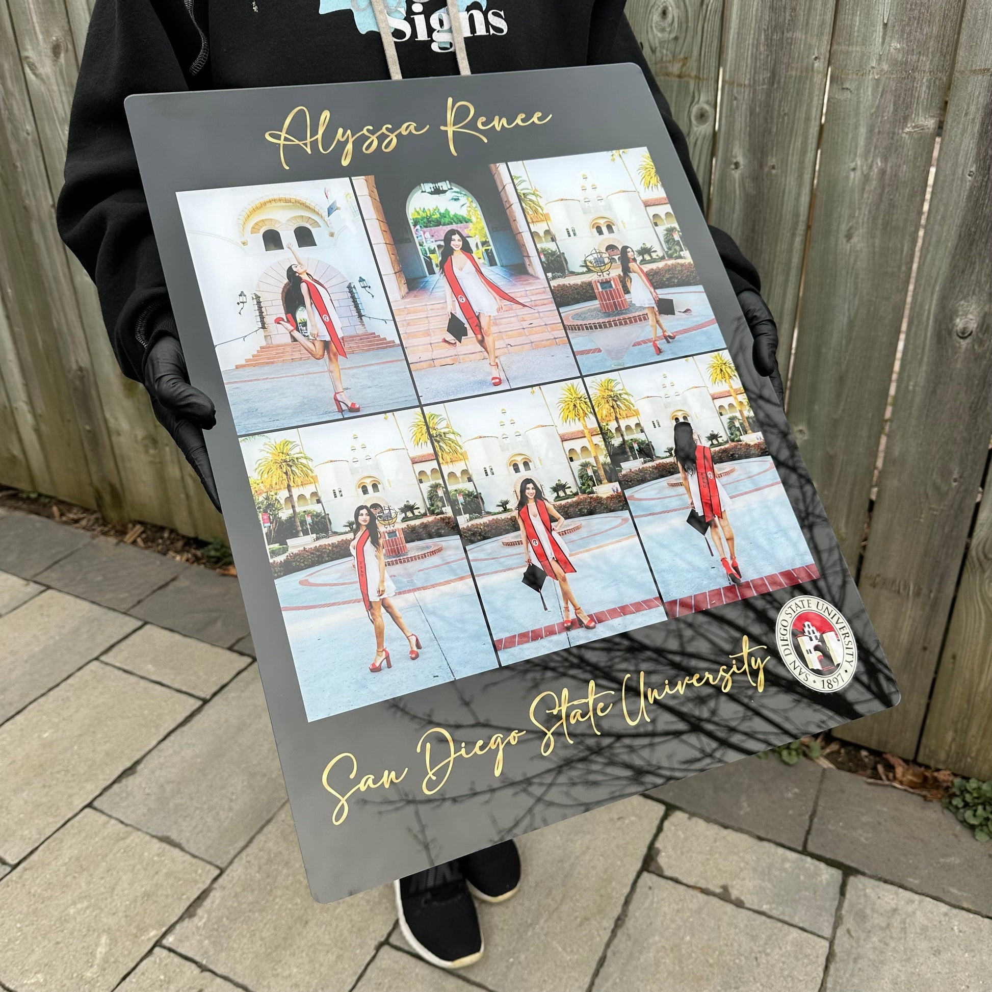 Photo Welcome Sign for Graduation - Bedding image 13