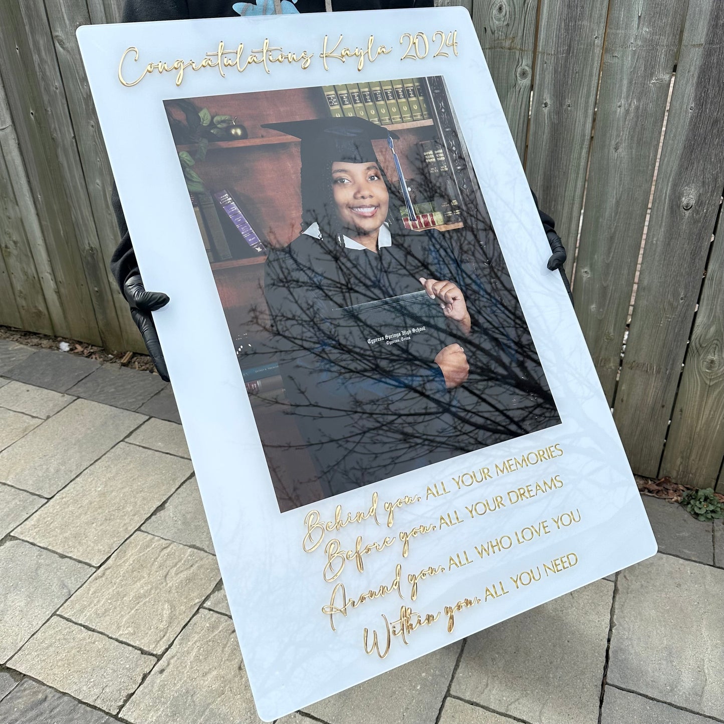 Photo Welcome Sign for Graduation - Bedding image 15