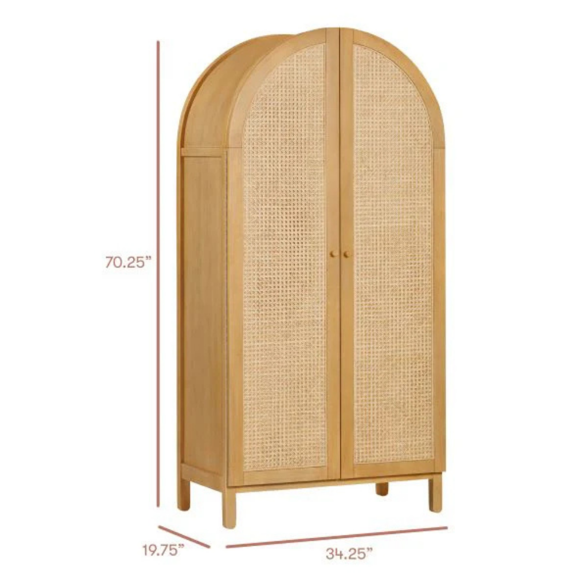 BABYLETTO Bondi Cane Armoire Assembled - Honey - Misc image 8