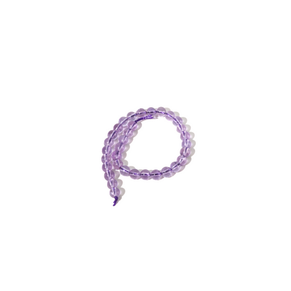 Amethyst Light Purple Round Strand 7" - 6mm - Misc image 1