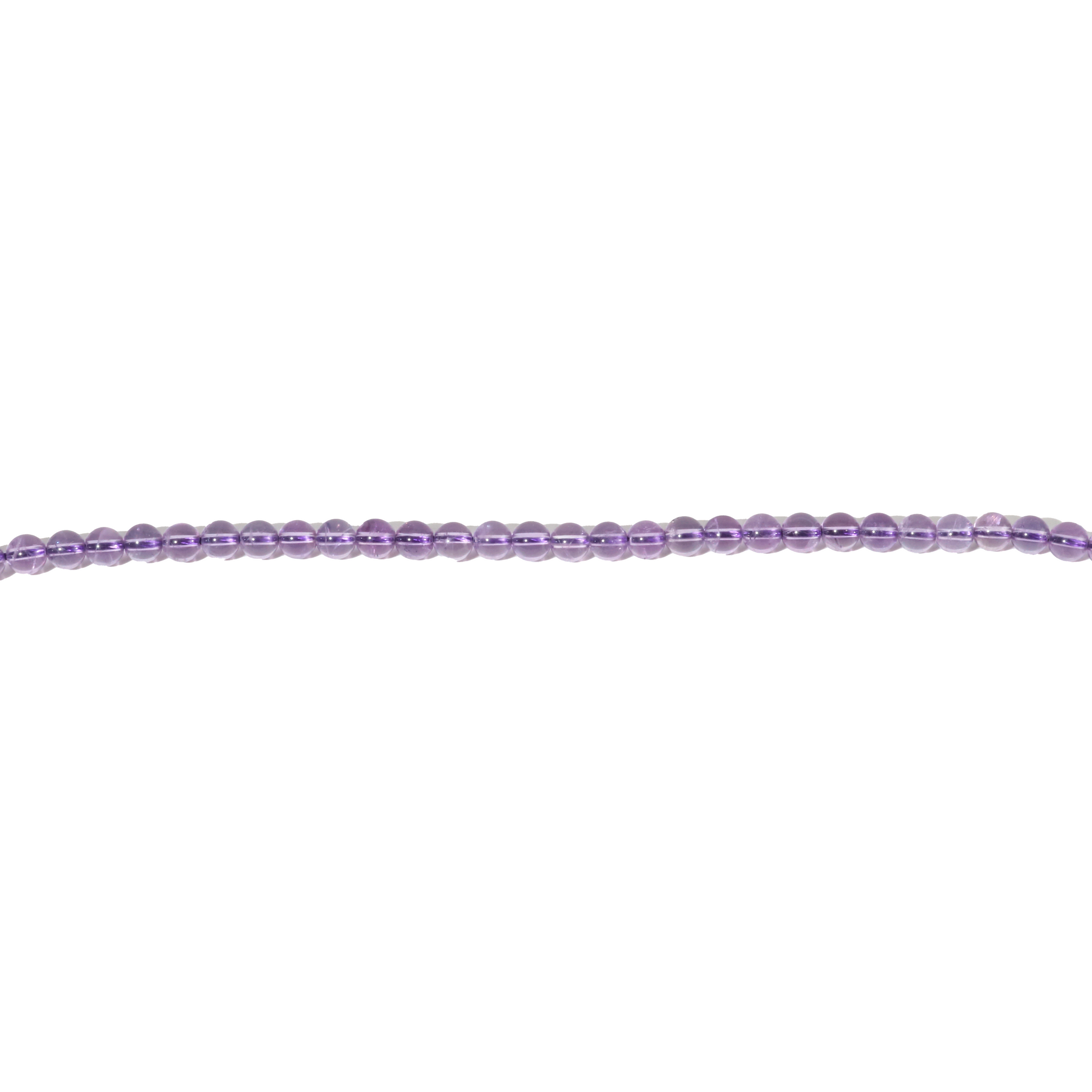Amethyst Light Purple Round Strand 7" - 6mm - Misc image 2