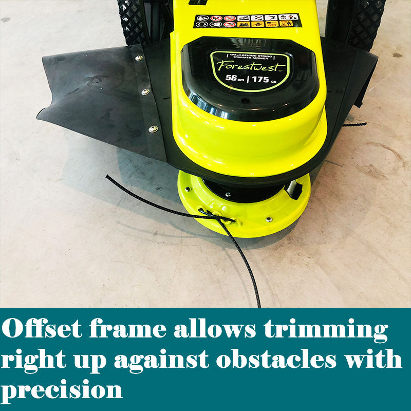 175CC 22" Walk Behind Push String Trimmer Mower BM11112 - Apparel image 4