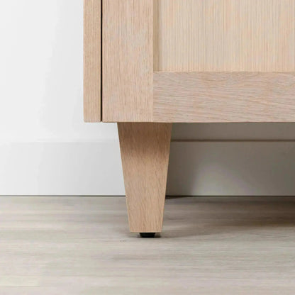 Bridgeport 72" White Oak Bathroom Vanity - All Drawers - Misc image 16