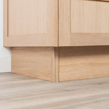 Bridgeport 72" White Oak Bathroom Vanity - All Drawers - Misc image 21