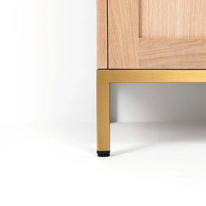 Bridgeport 72" White Oak Bathroom Vanity - All Drawers - Misc image 30