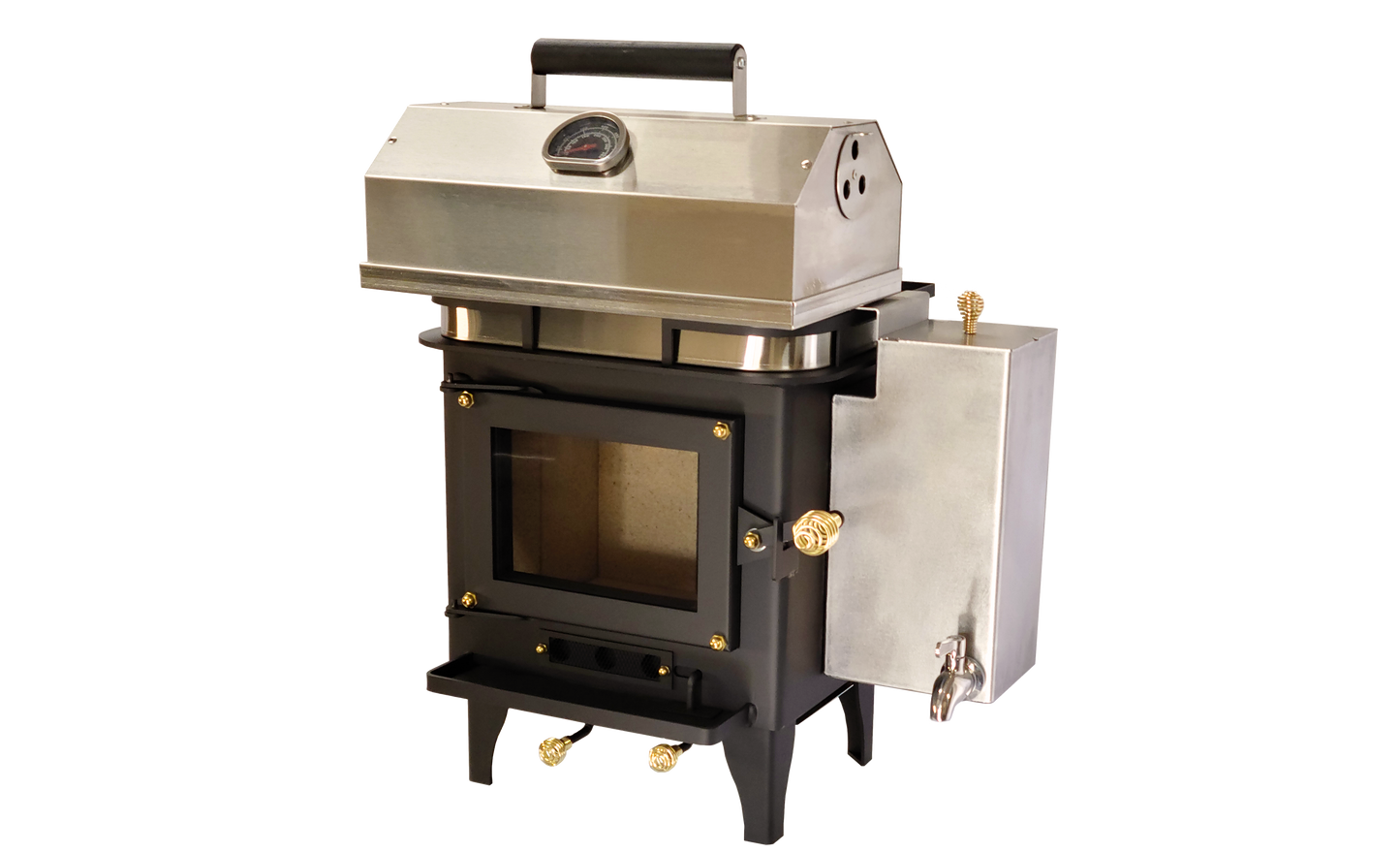 CB-1210-BL Grizzly Cubic Mini Wood Stove Black - Misc image 7