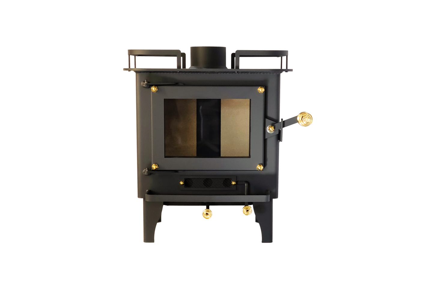 CB-1210-BL Grizzly Cubic Mini Wood Stove Black - Misc image 3