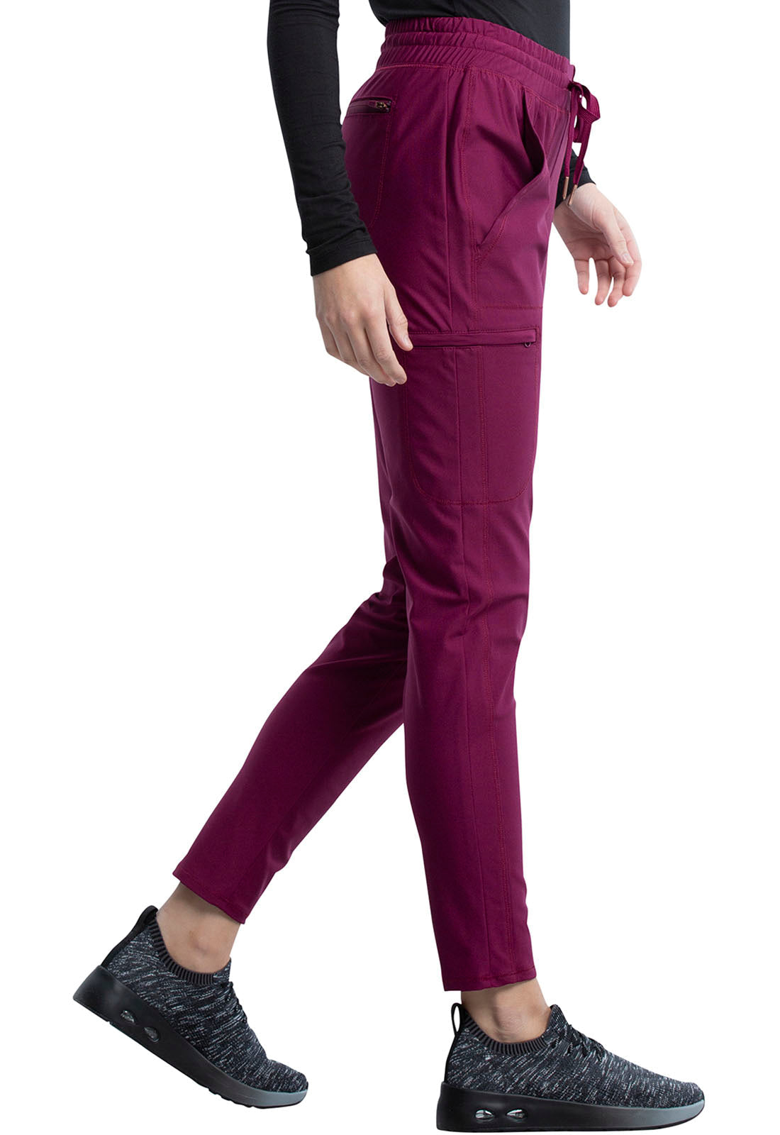 CK840+CK095 Cherokee Form 360º Stretch Scrub Top with Midrise Tapered Leg Pants  (XXS - 3XL) - Apparel image 23