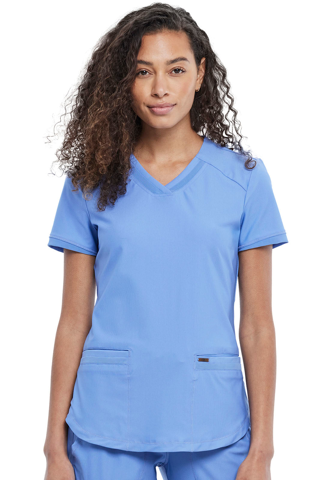 CK840+CK095 Cherokee Form 360º Stretch Scrub Top with Midrise Tapered Leg Pants  (XXS - 3XL) - Apparel image 39