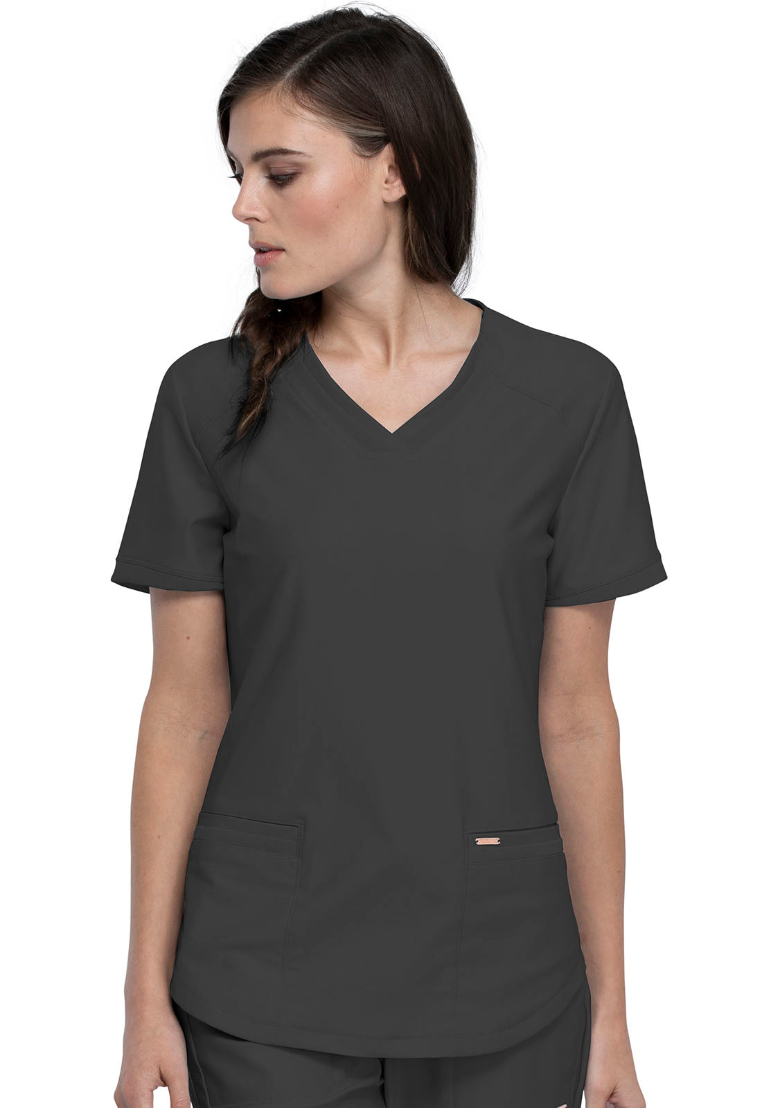 CK840+CK095 Cherokee Form 360º Stretch Scrub Top with Midrise Tapered Leg Pants  (XXS - 3XL) - Apparel image 27