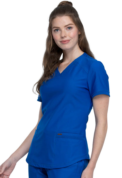 CK840+CK095 Cherokee Form 360º Stretch Scrub Top with Midrise Tapered Leg Pants  (XXS - 3XL) - Apparel image 8