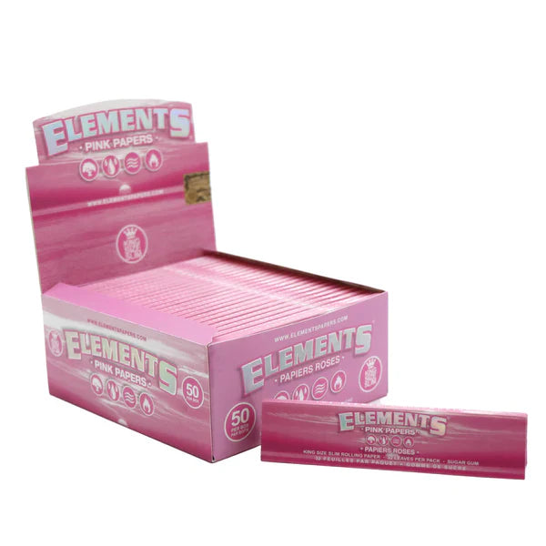 Elements Cigarette Papers - Pink - Bedding image 1