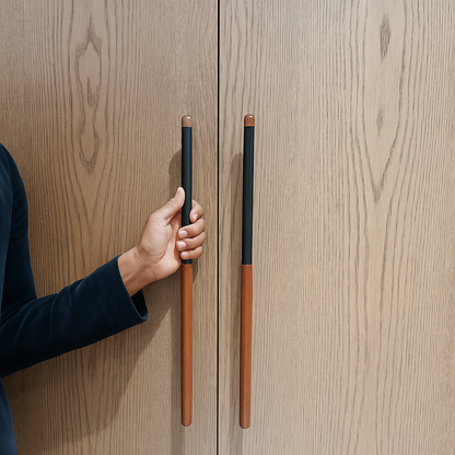 Chapman Wood Appliance Pulls With Half Leather - Misc image 42