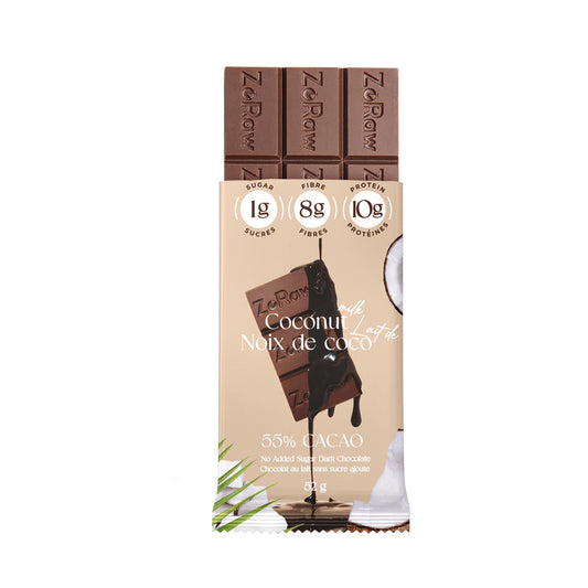 55% Dark Chocolate Coconut Milk with Protein (Box of 12) - Misc image 1