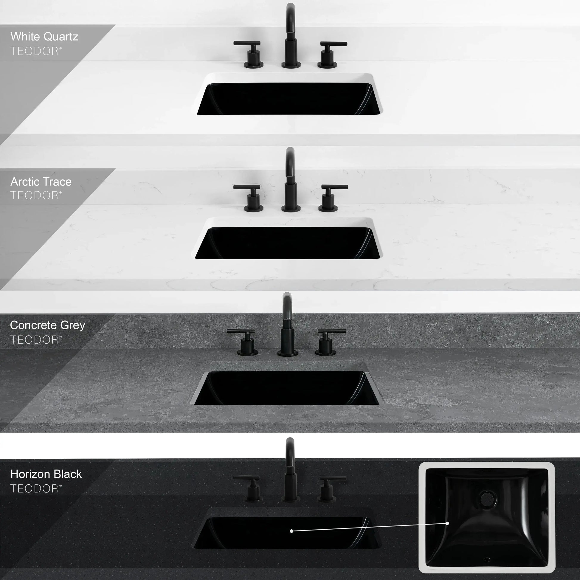 Bridgeport 72" White Oak Bathroom Vanity - All Drawers - Misc image 38