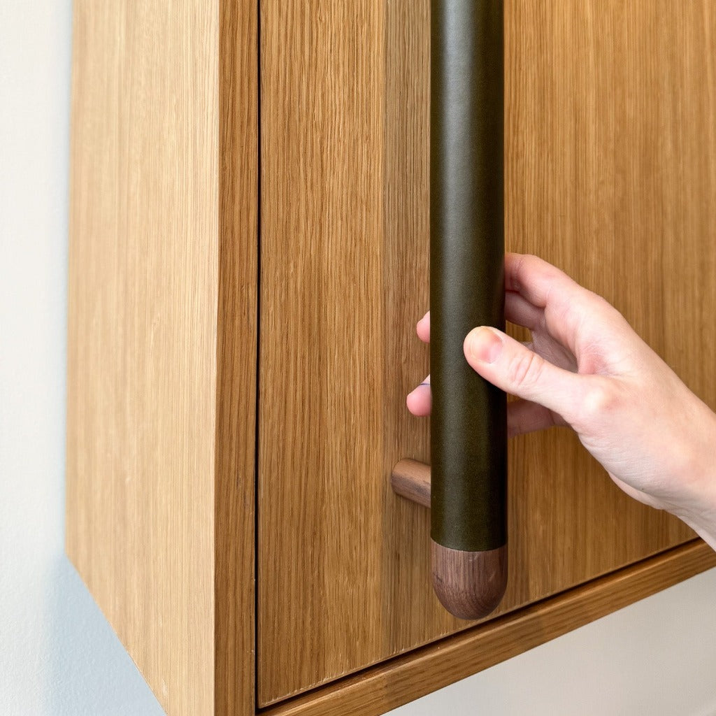 Chapman Wood Appliance Pulls With Half Leather - Misc image 2