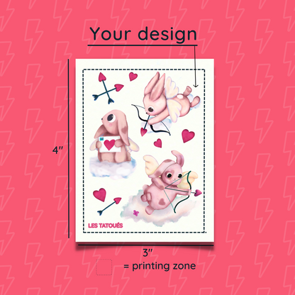 Tatouages personnalisés 3 X 4 po - Misc image 1