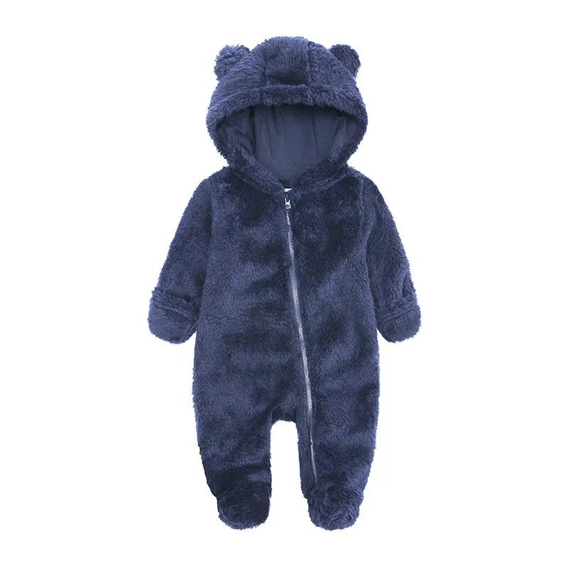 Cute Bear Winter Long Sleeves Romper - Accessories image 2