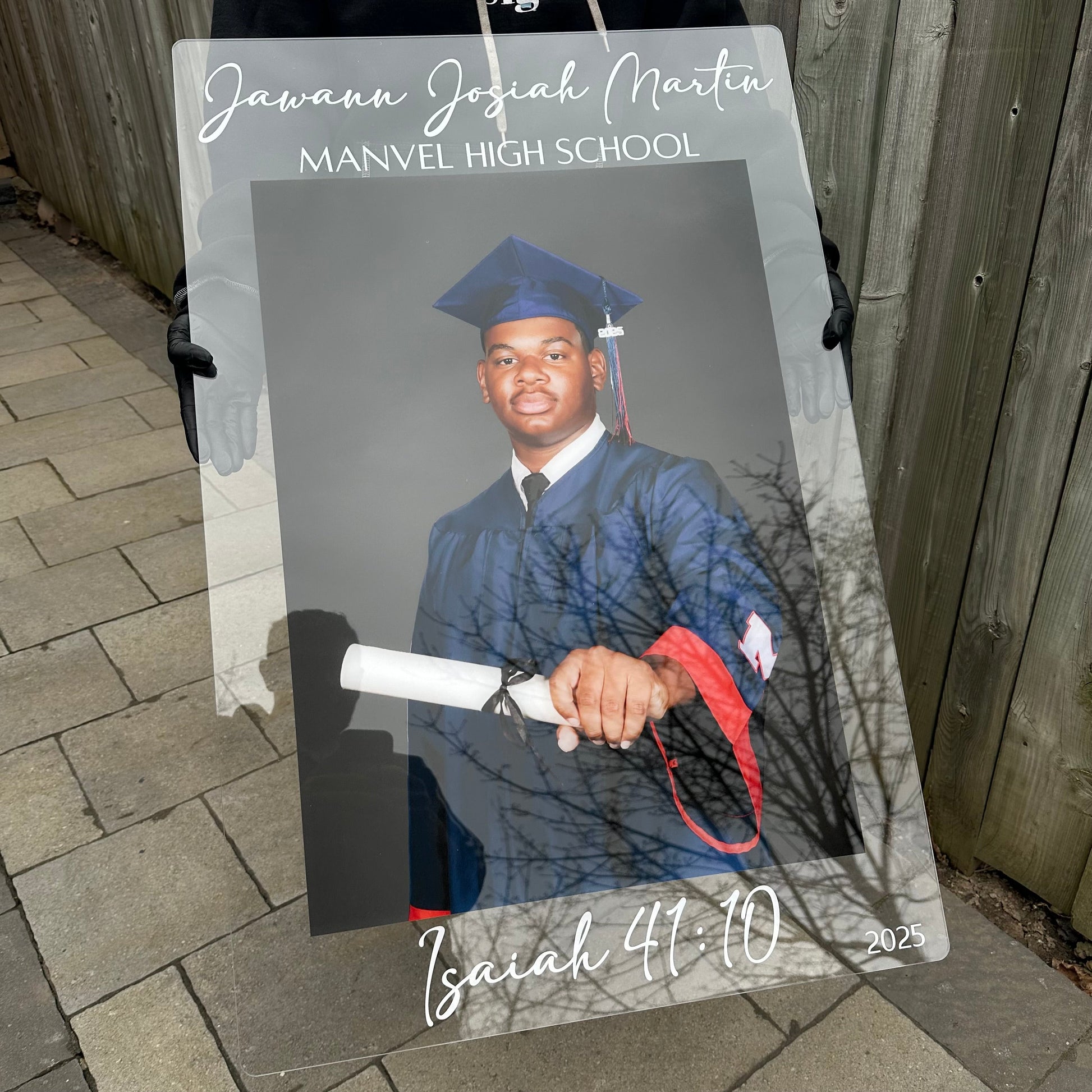 Photo Welcome Sign for Graduation - Bedding image 17