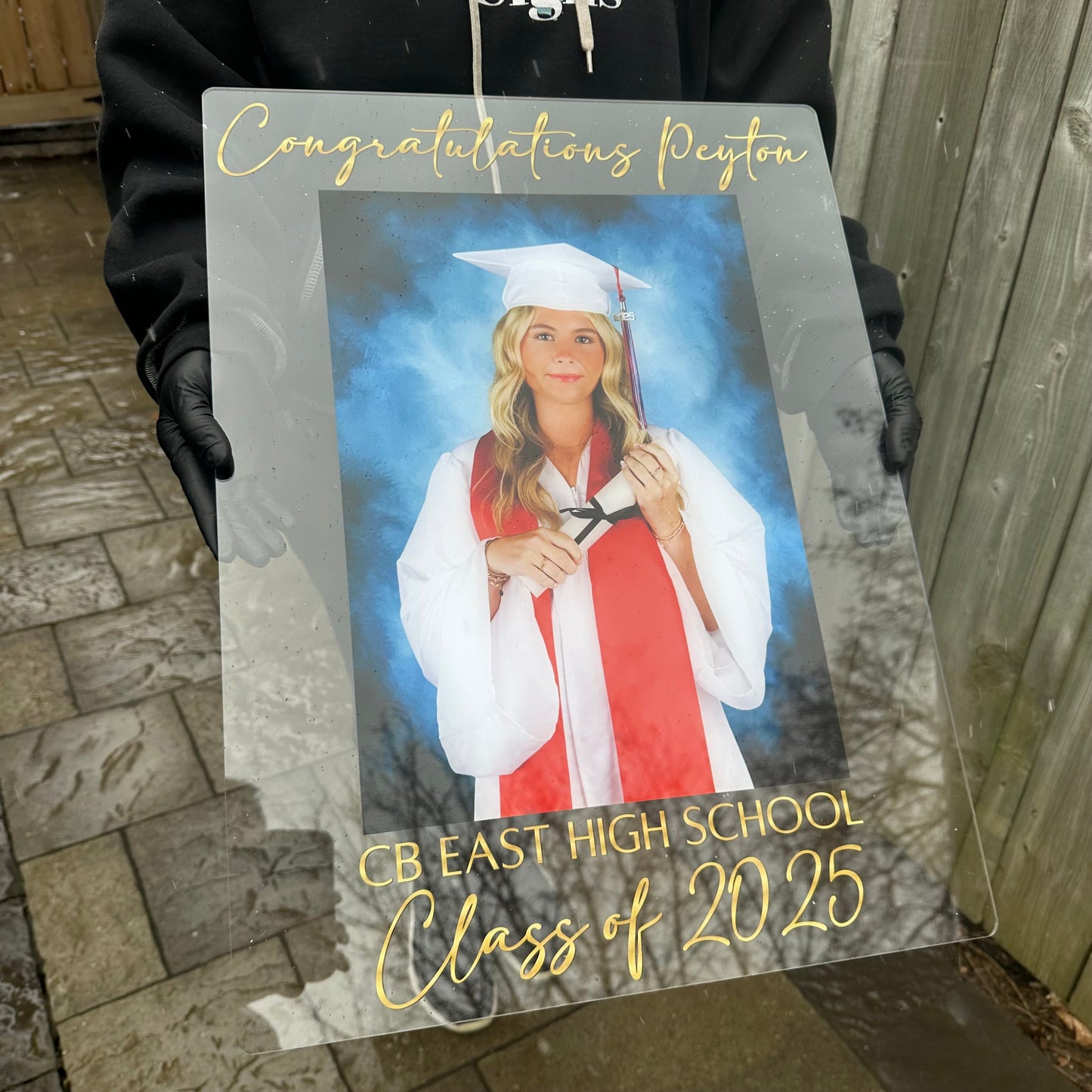 Photo Welcome Sign for Graduation - Bedding image 18