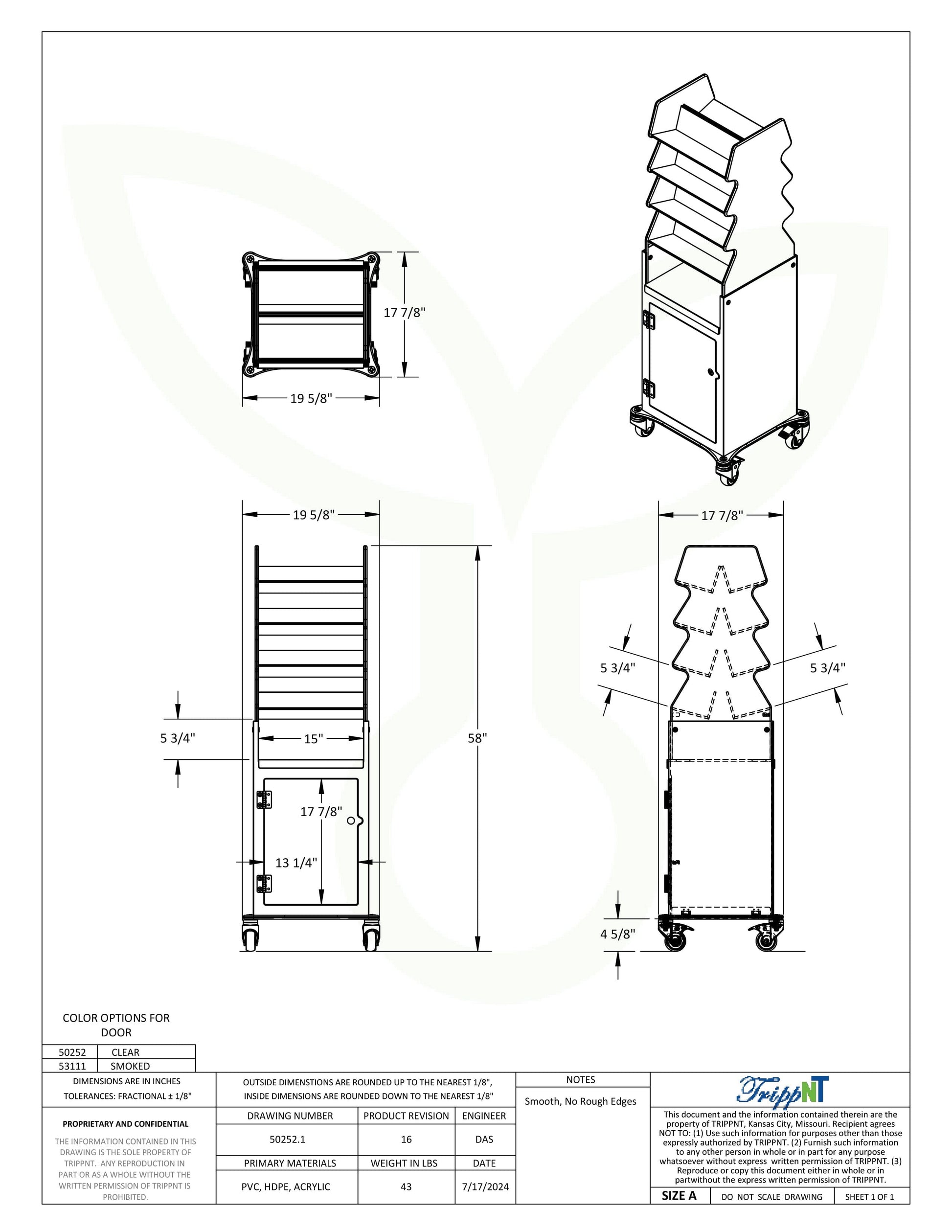 Tall Slanted Suture Cart - Misc image 6