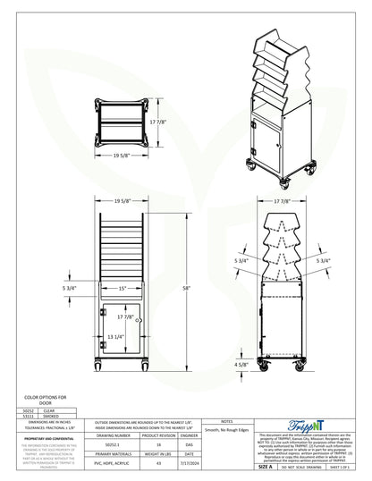 Tall Slanted Suture Cart - Misc image 6