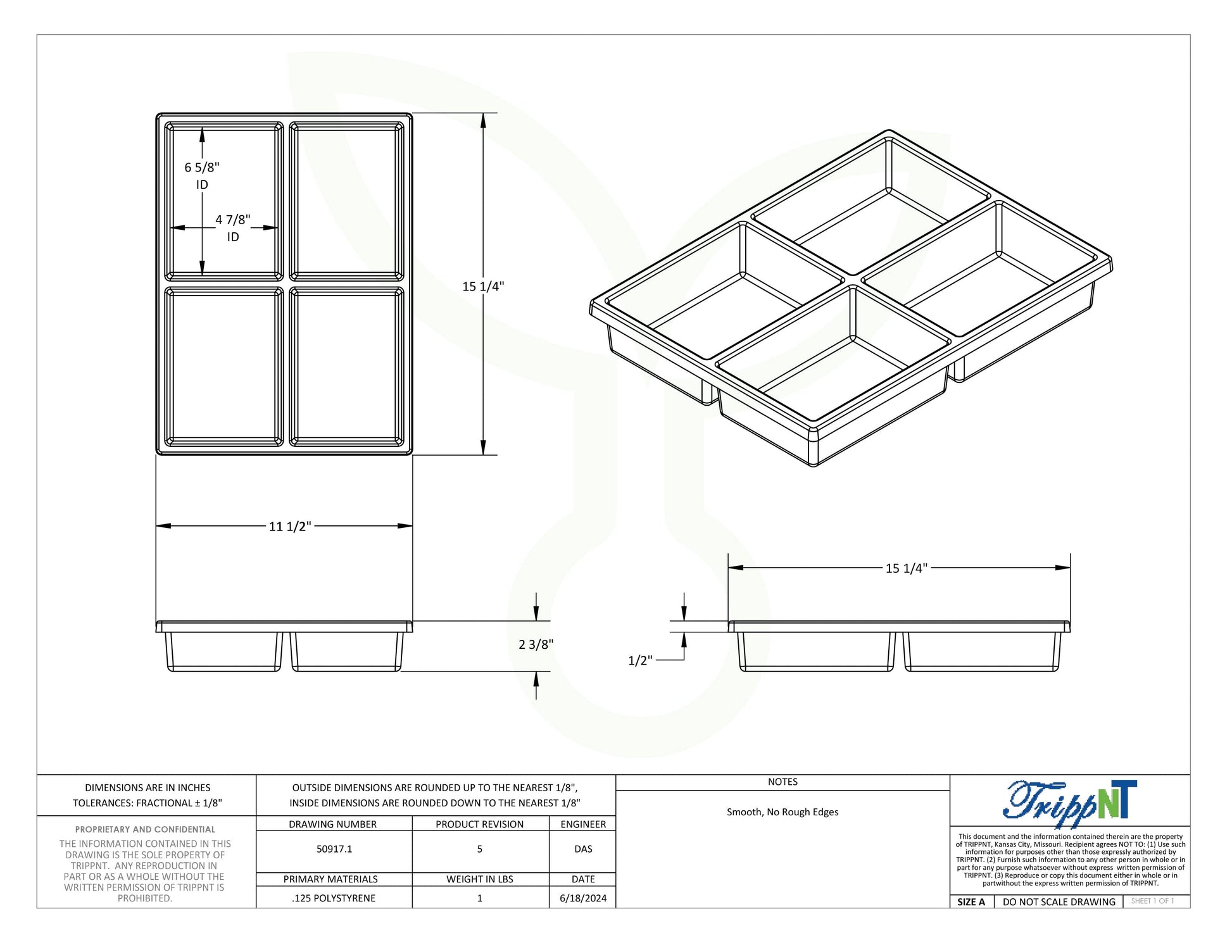 4 Compartment Drawer Organizer for Core Carts - Misc image 6