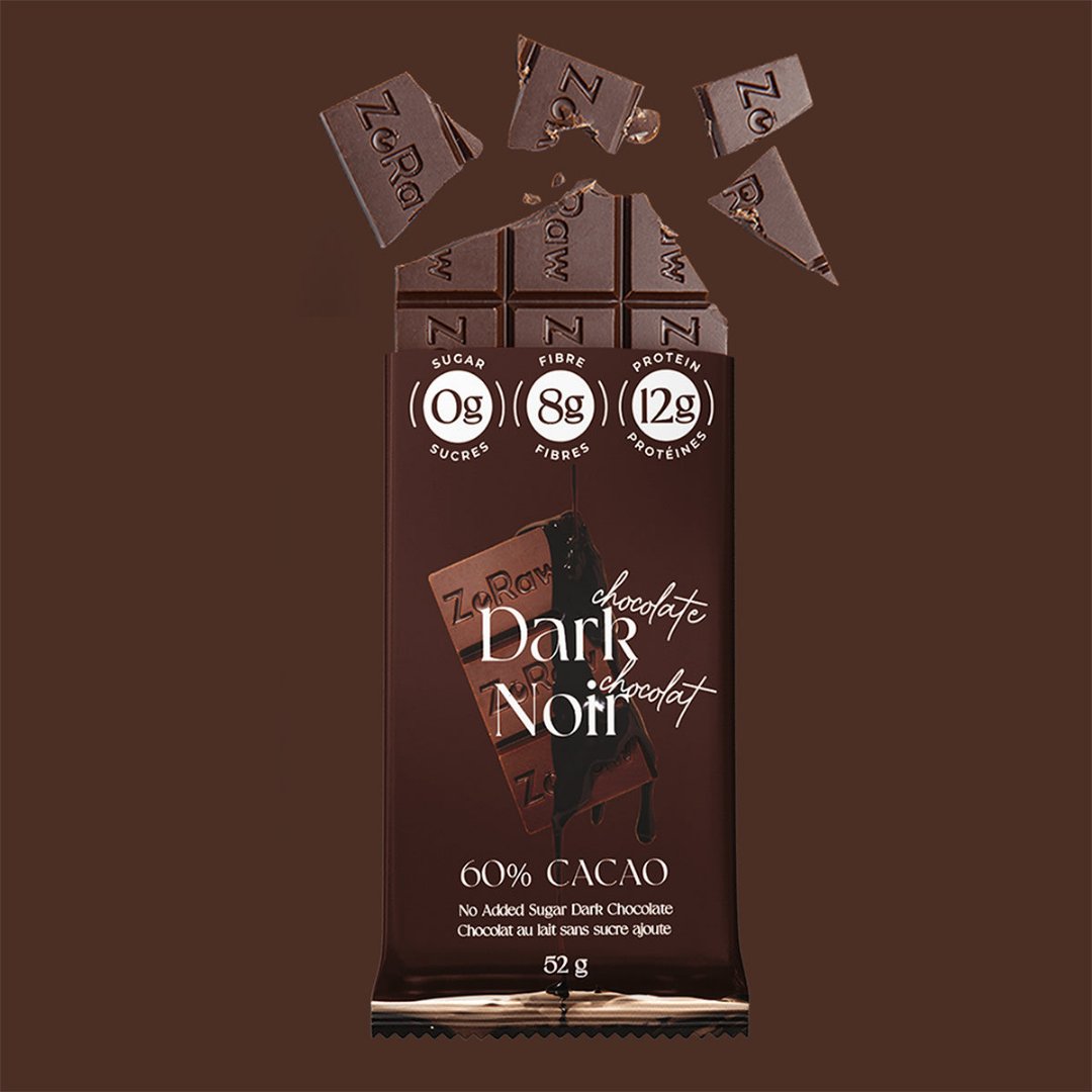 60% Dark Chocolate Bar with Protein (Box of 12) - Accessories image 2