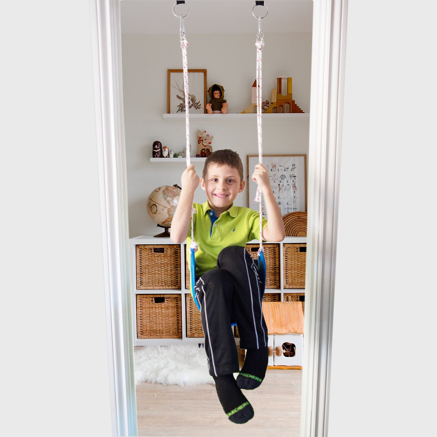 Doorway Gym Kit: Combo, Rings, Swing and Rope Ladder - Accessories image 4
