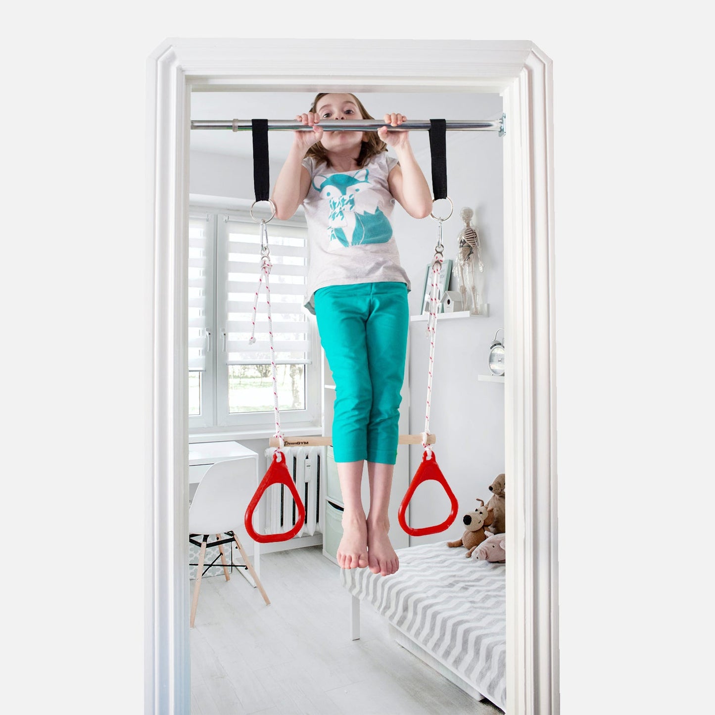 Doorway Gym Kit: Combo, Rings, Swing and Rope Ladder - Accessories image 12