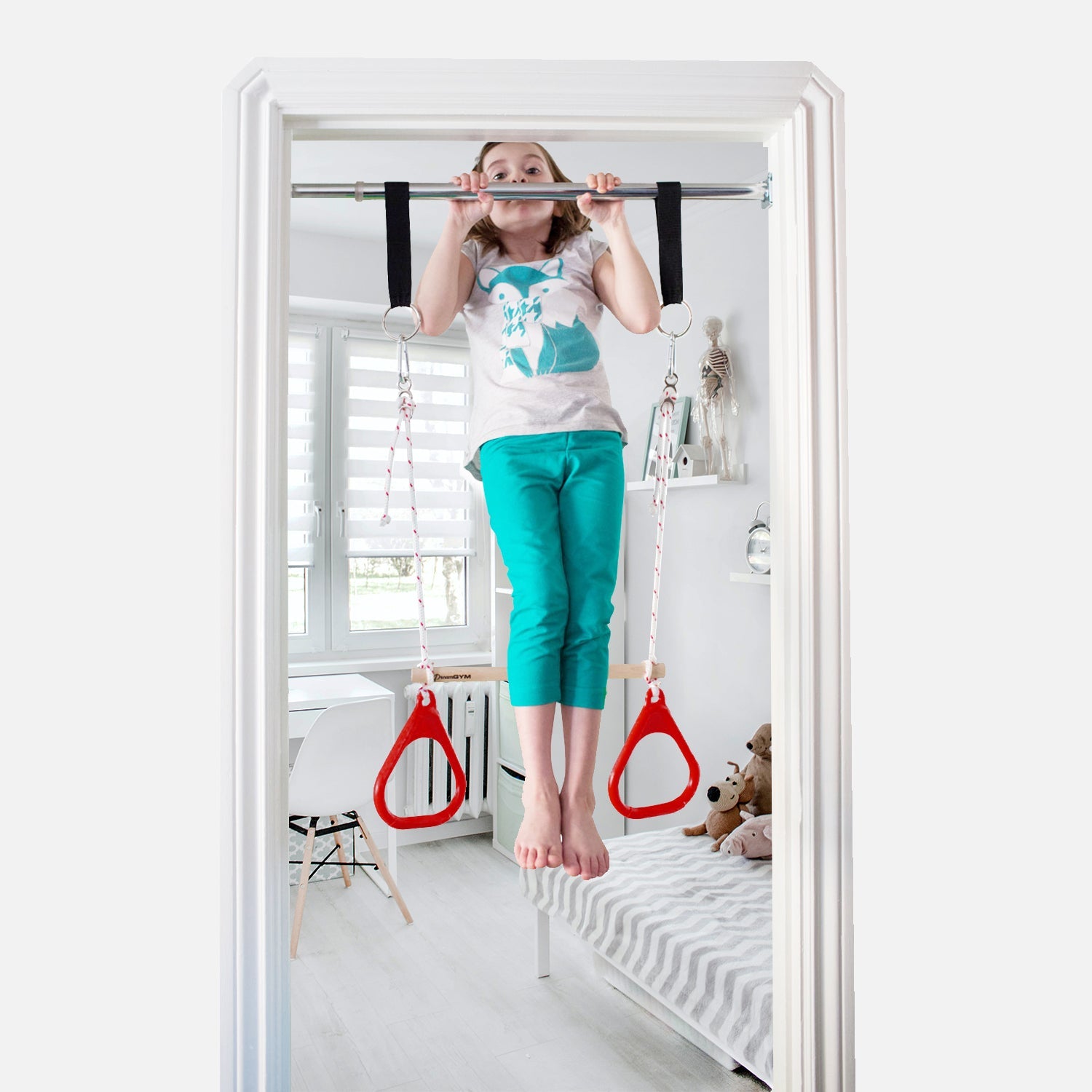 Doorway Gym Kit: Combo, Rings, Swing and Rope Ladder - Accessories image 12