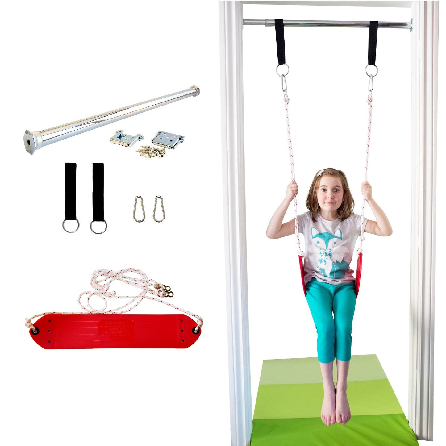 Doorway Belt Swing - Red - Accessories image 1