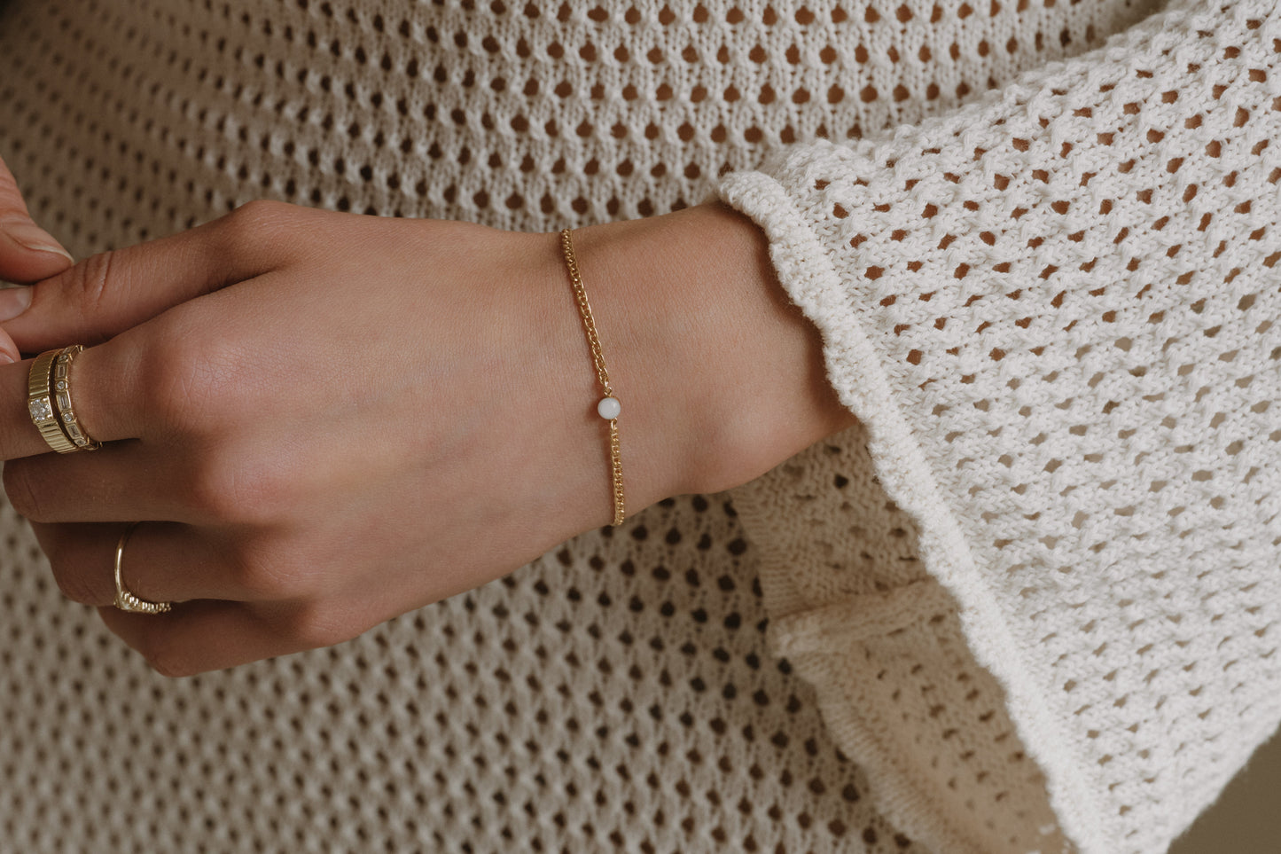 Cremation Marine Chain Bracelet- 14k Gold Filled - Misc image 2