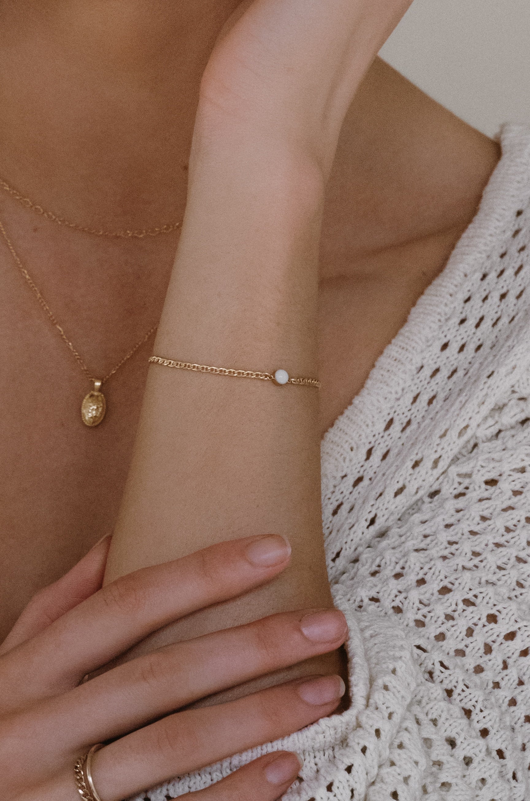 Cremation Marine Chain Bracelet- 14k Gold Filled - Misc image 3