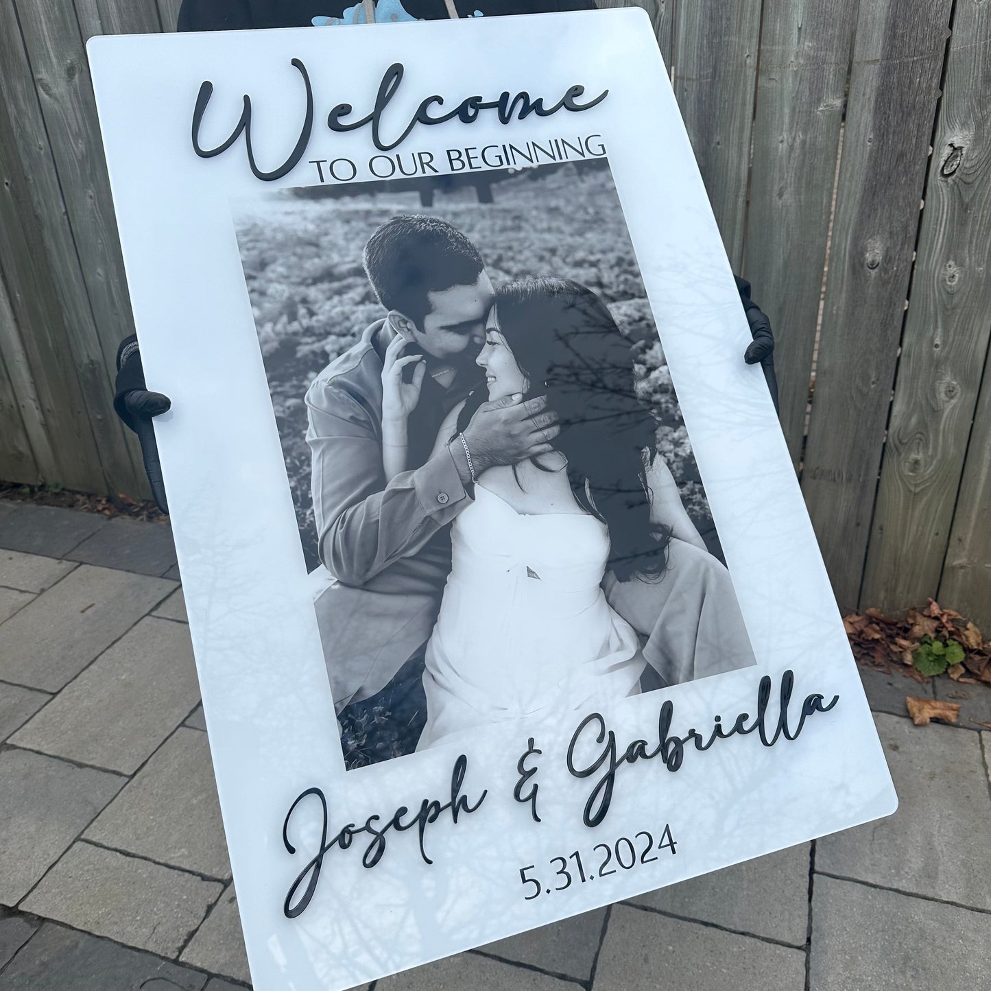 Photo Wedding Welcome Sign - Home Decor image 26