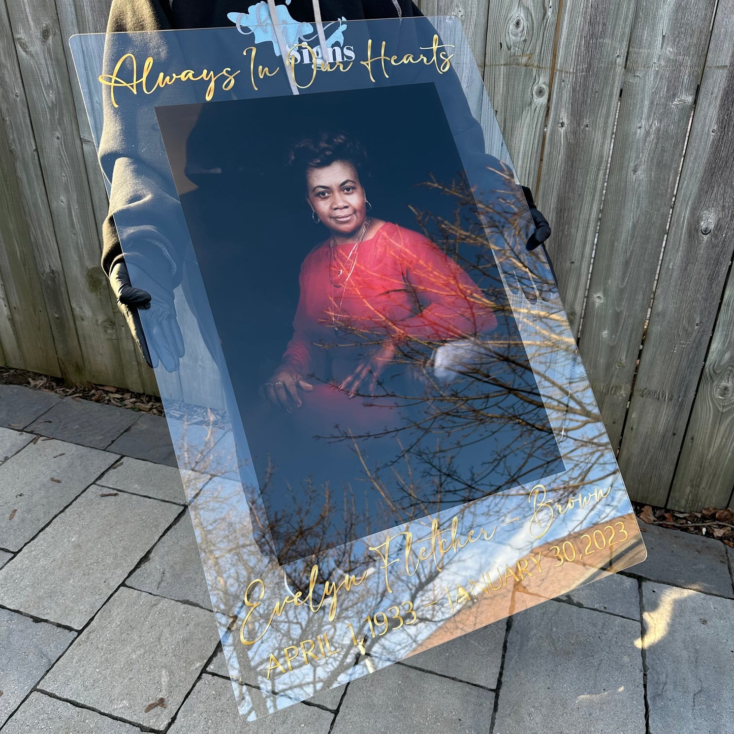 In Loving Memory Photo  Acrylic Plaque - Accessories image 14