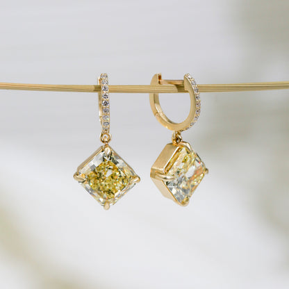 Fancy Yellow Kite Earrings - Misc image 1