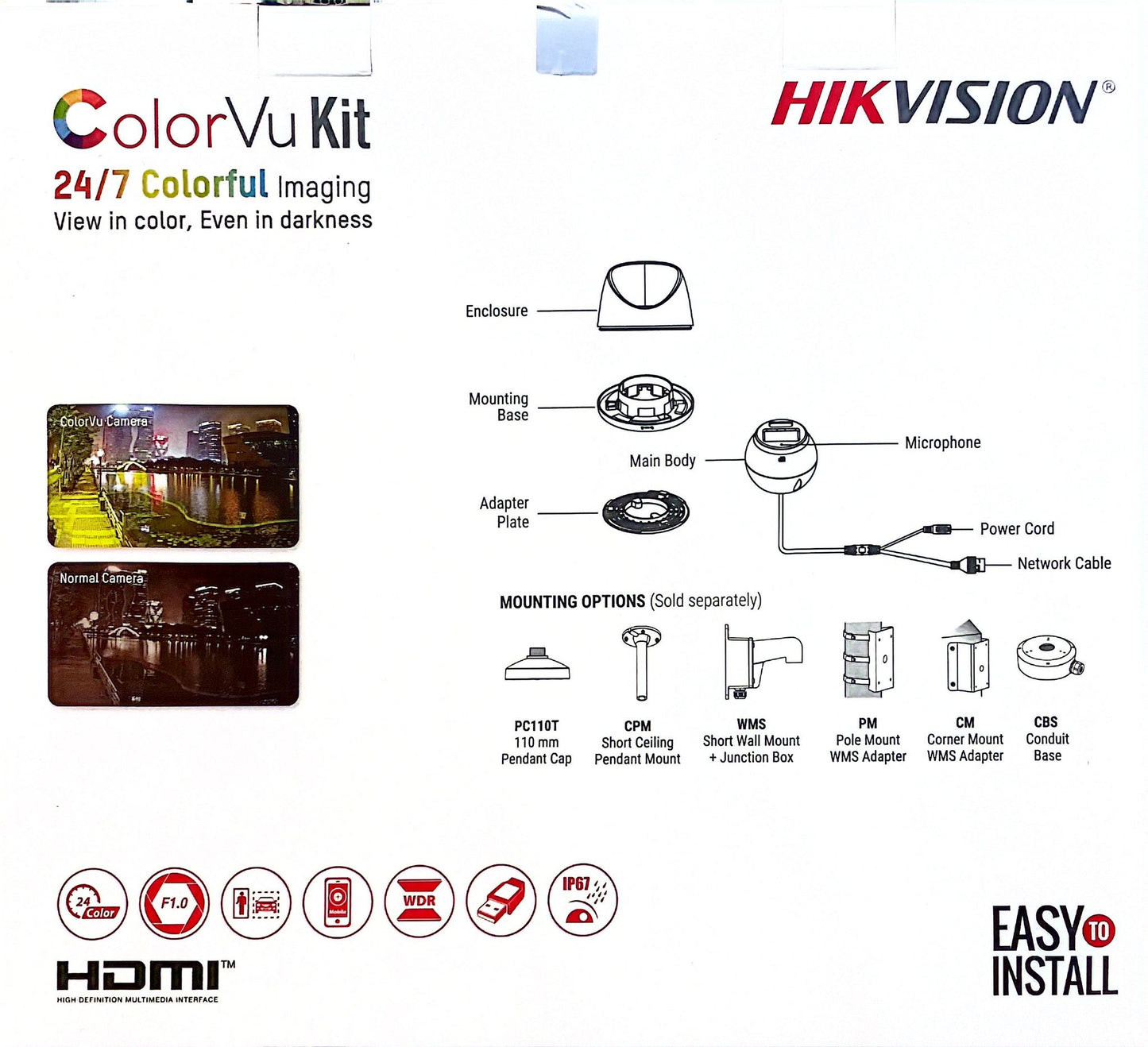 Hikvision EKI-K164T412C 16-Channel 8MP NVR with 4TB HDD & 12 ColorVu 4MP Night Vision Turret Cameras Kit - Kitchen & Dining image 4