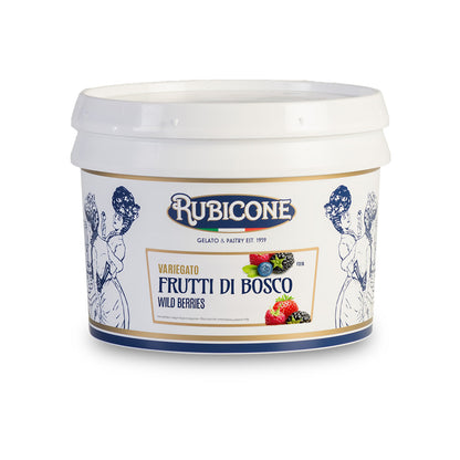 Wild Berry Sundae Dessert Topping - 3 KG Bucket - Wild Berries Variegate - Rubicone Canada - Misc image 2