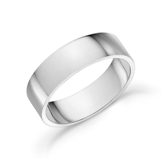 6mm Flat Wedding Band - Misc image 1