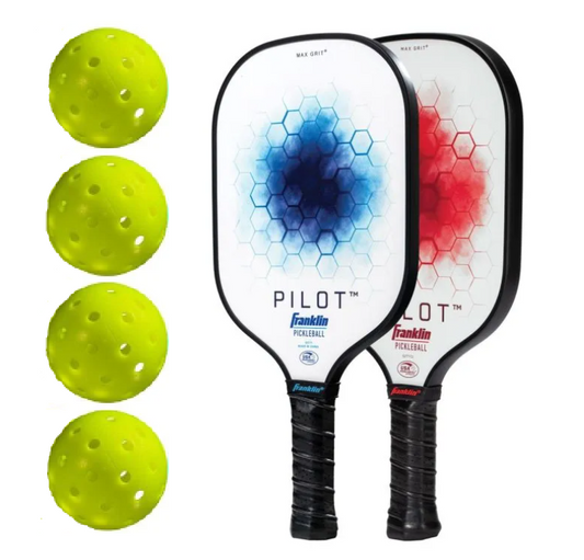 FRANKLIN PICKLEBALL - PILOT PADDLE - PERFORMANCE SERIES - 2 PLAYER SET - Kitchen & Dining image 1