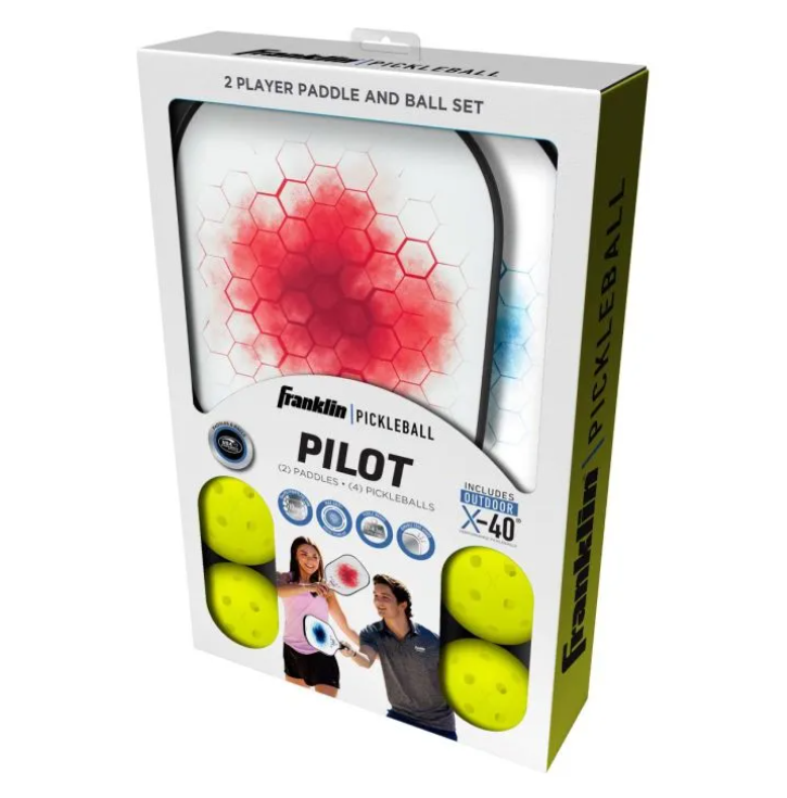 FRANKLIN PICKLEBALL - PILOT PADDLE - PERFORMANCE SERIES - 2 PLAYER SET - Kitchen & Dining image 2