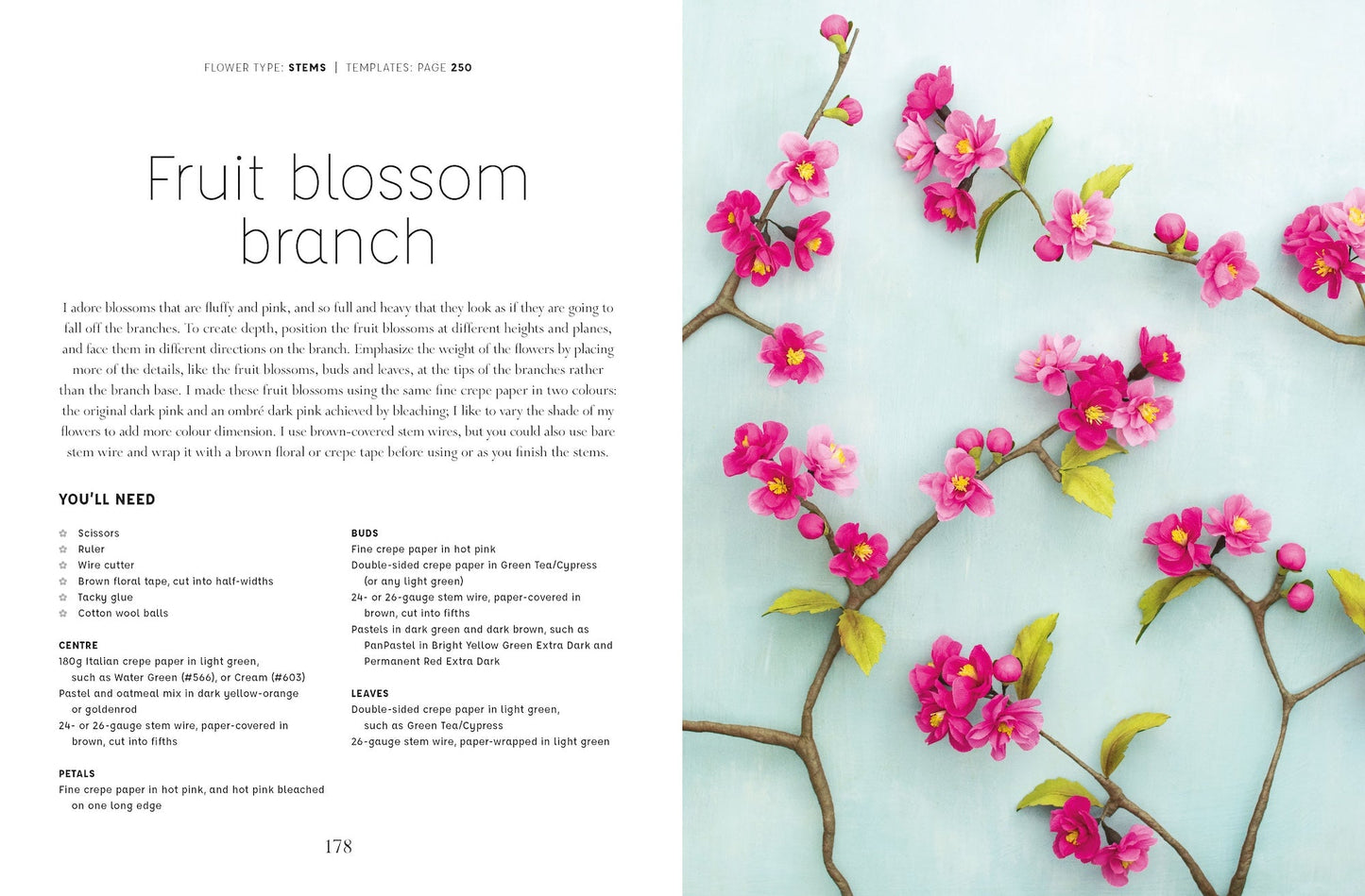 Paper Flower Art (Hardback Book), Signed by Jessie - Kitchen & Dining image 7