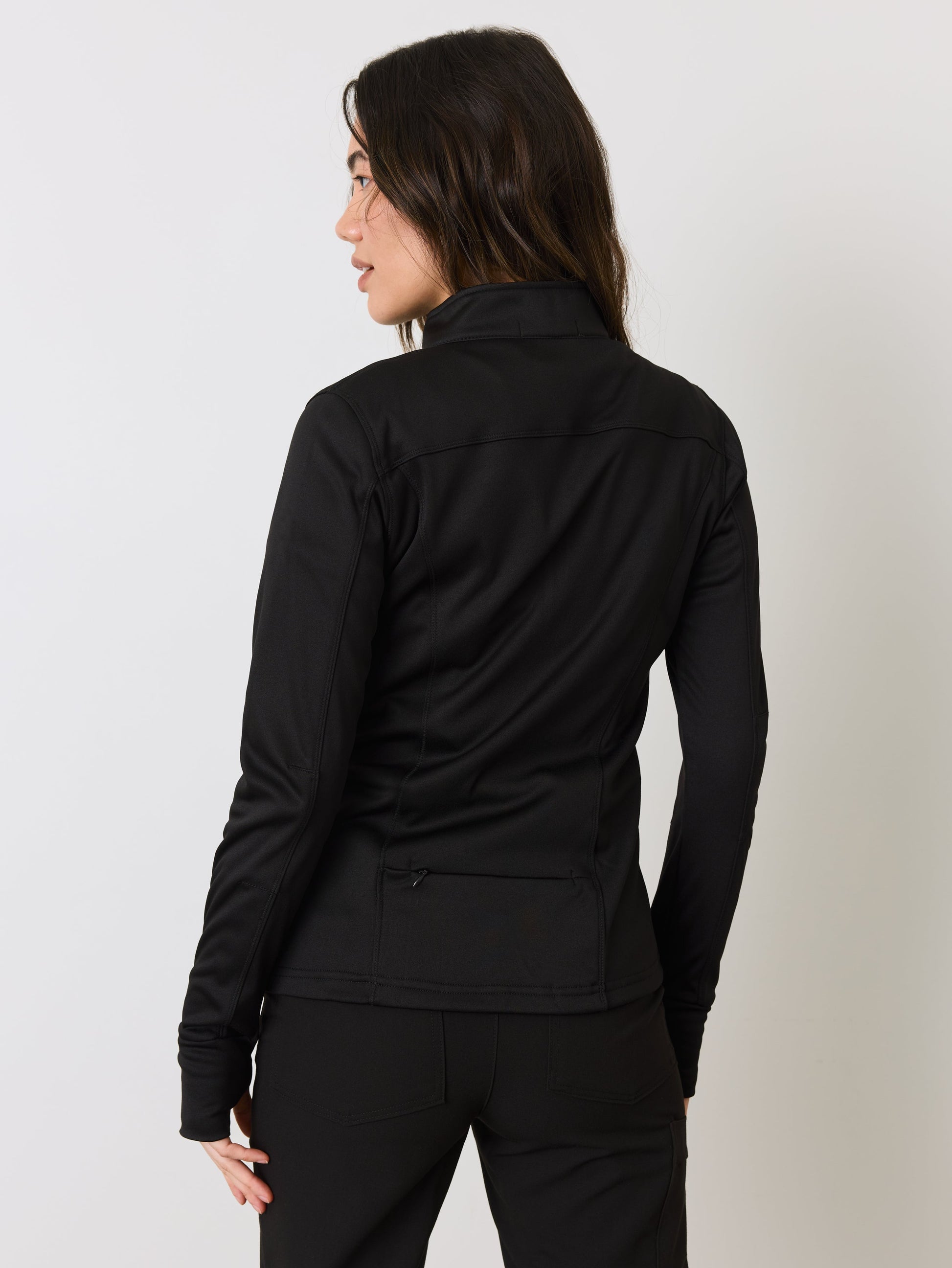 Polyester Full Zip Jacket – Noir – Garde-Malade Embroidery||Veste Polyester Full Zip – Noir – Broderie Garde-Malade - Misc image 6