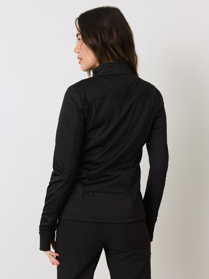 Polyester Full Zip Jacket – Noir – Garde-Malade Embroidery||Veste Polyester Full Zip – Noir – Broderie Garde-Malade - Misc image 6