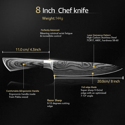 YEK CARBON COOKING KINFE - Kitchen & Dining image 5