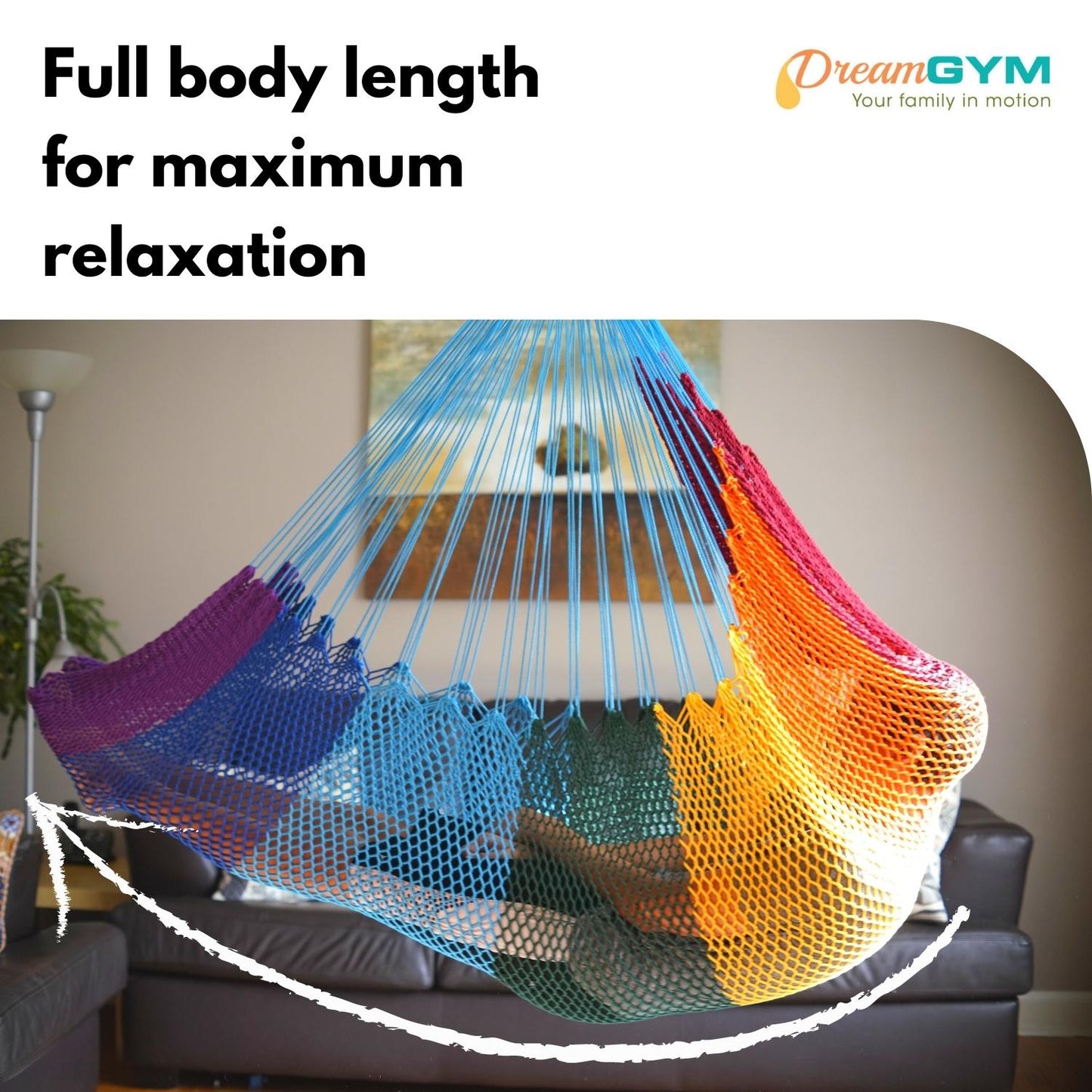 Therapy Hammock Swing - Rainbow - Furniture image 2